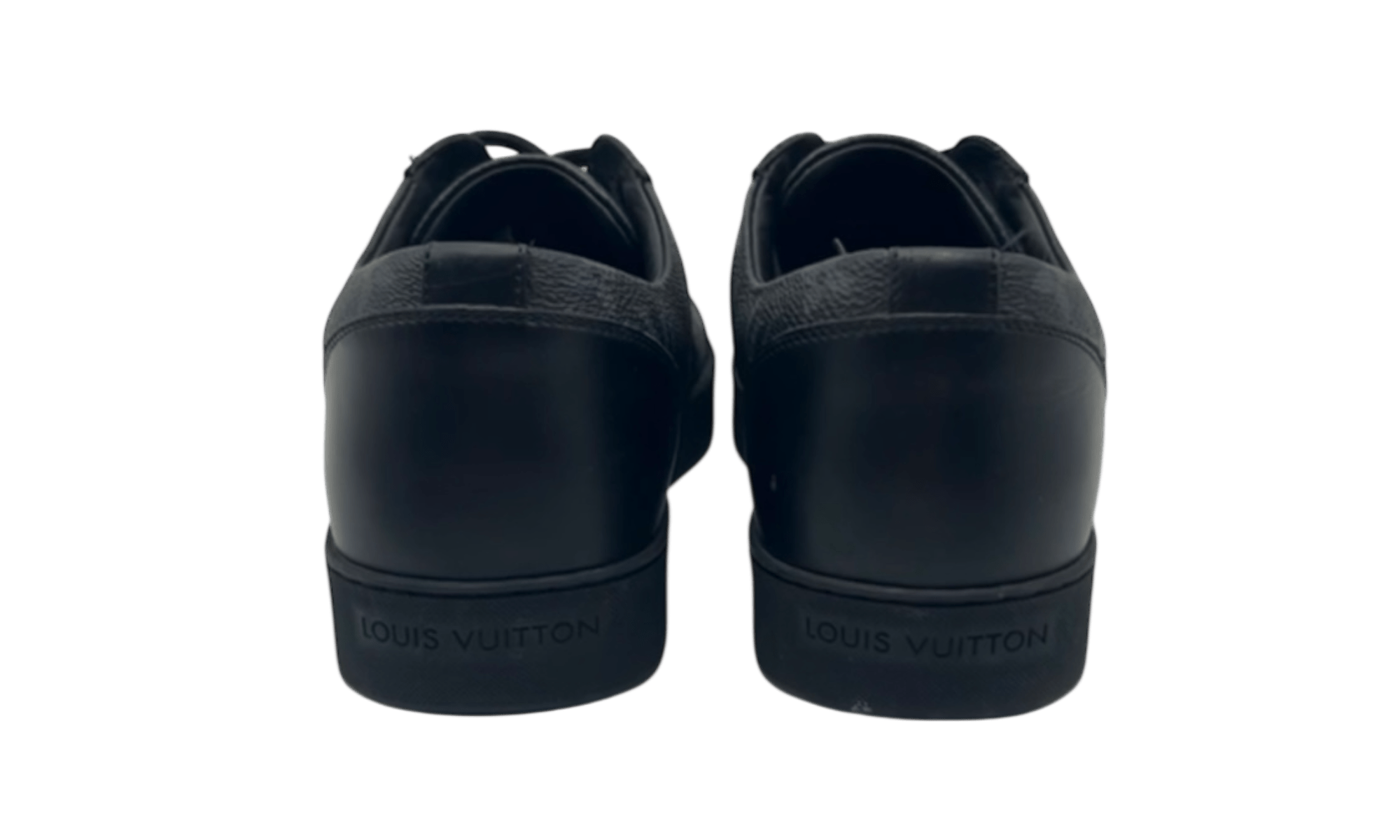 Louis Vuitton Black Monogram Match Up Cloth Low Trainer (PreOwned) (No Box)