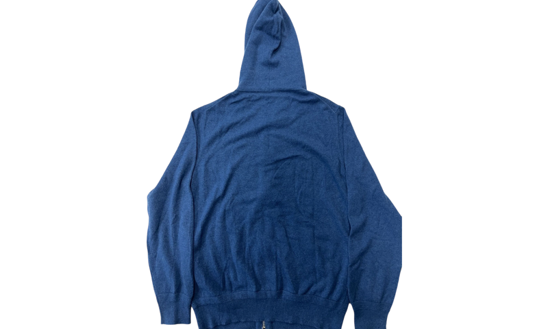 Louis Vuitton Blue Classic Zip-Up Hoodie (PreOwned)