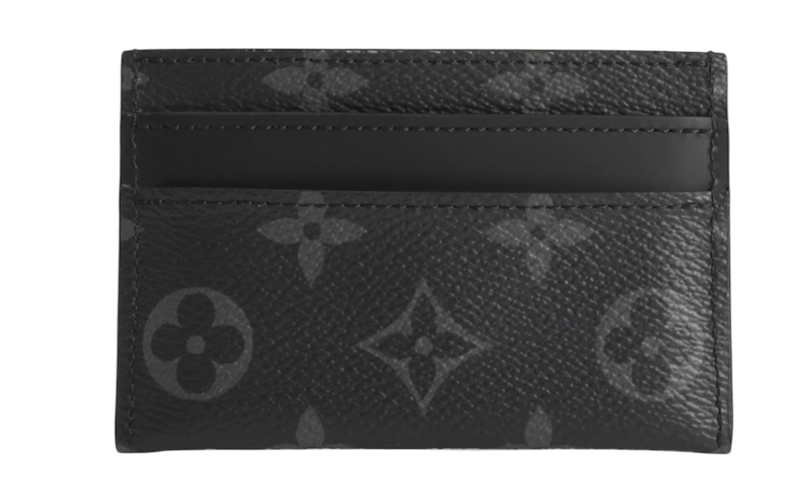 Louis Vuitton Monogram Eclipse Black Double Card Holder