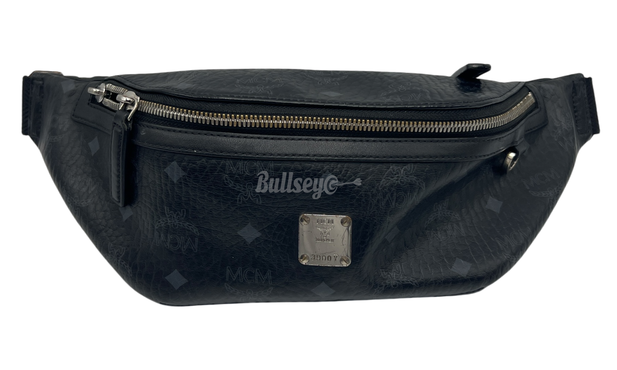 MCM Fursten Black Belt Bag (PreOwned)-Bullseye Sneaker Boutique