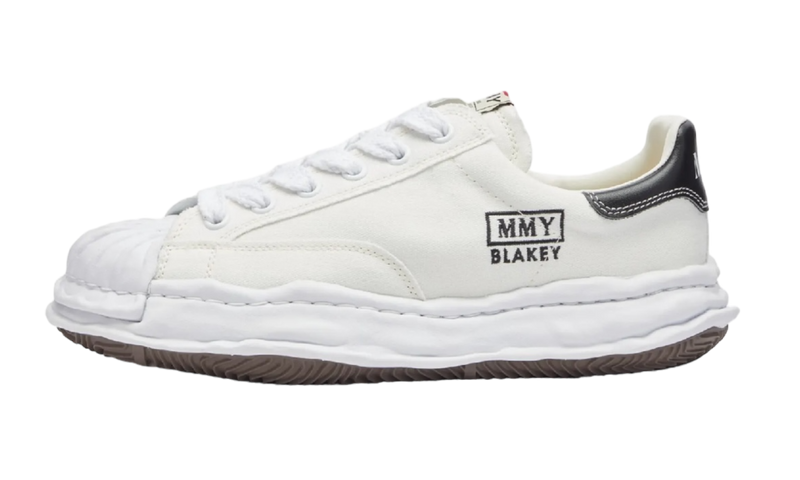 Maison Mihara Yasuhiro Blakey OG Sole White Canvas Low-Bullseye Sneaker Boutique