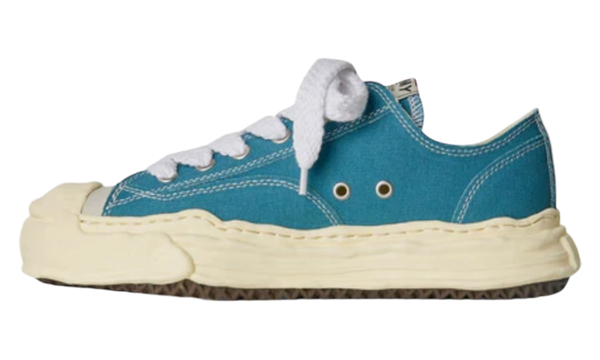 Maison Mihara Yasuhiro Hank Blue Vintage Sole Canvas Low-Bullseye Sneaker Boutique