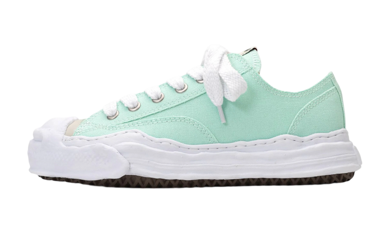 Maison Mihara Yasuhiro Hank Sole Canvas Low Light Blue (PreOwned)-OV x Hoka Womens Clifton 4 running shoe