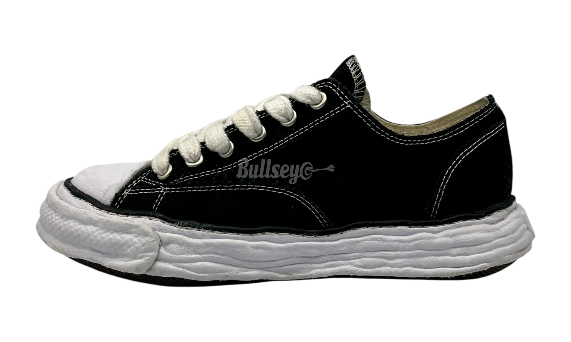 Maison Mihara Yasuhiro Peterson 23 OG Sole Black Canvas Low (PreOwned)-Bullseye Sneaker Boutique