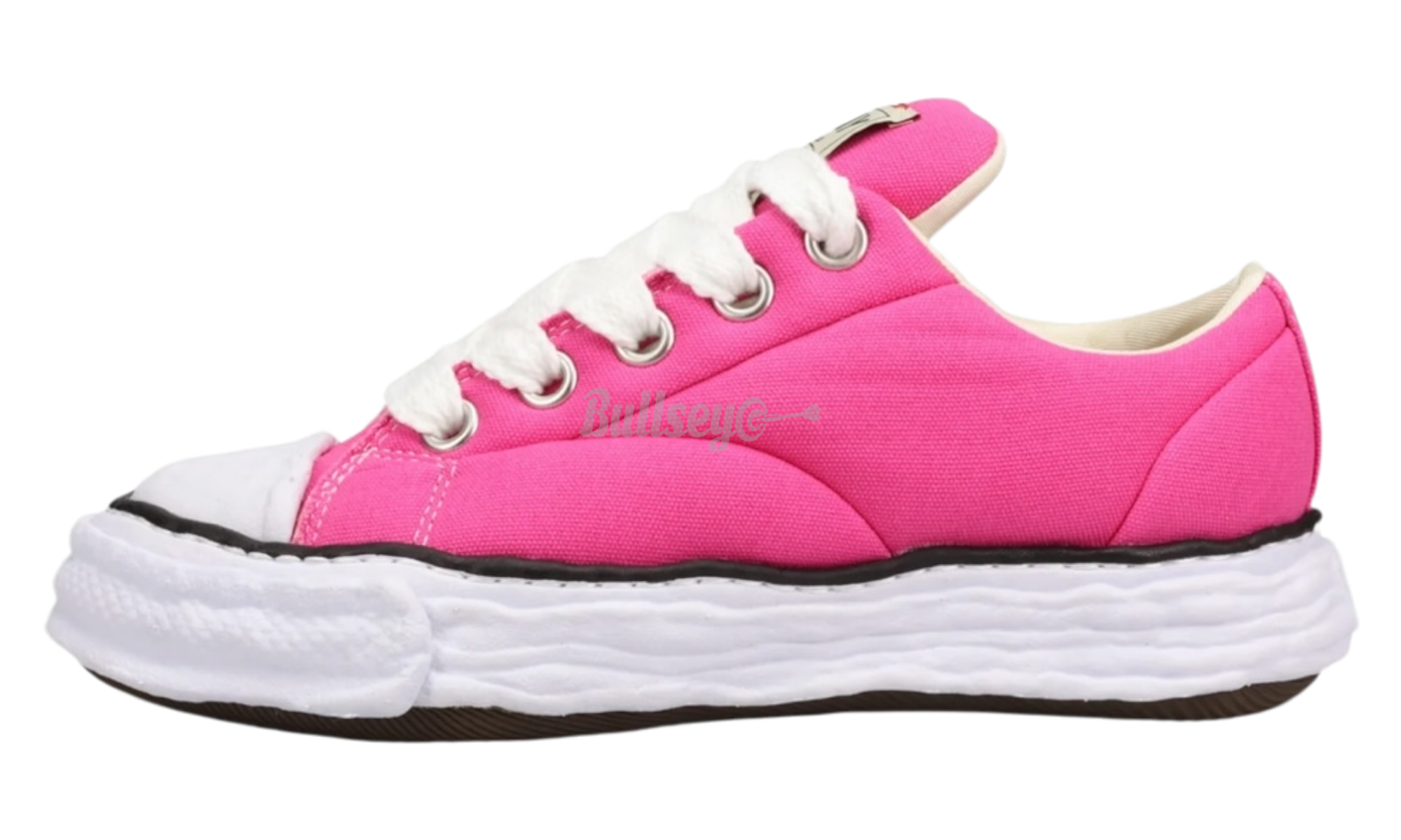 Maison Mihara Yasuhiro Peterson 23 OG Sole Pink Padded Canvas Low-Bullseye Sneaker Boutique