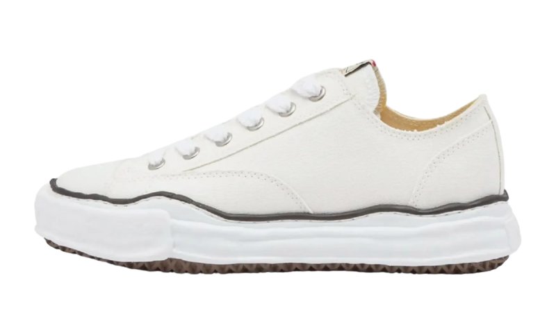 Maison Mihara Yasuhiro Peterson OG Sole White Canvas Low-Bullseye Sneaker Boutique