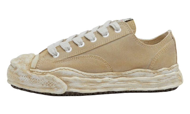 Maison Mihara Yasuhiro White Hank OG Low Suede-Bullseye Sneaker Boutique