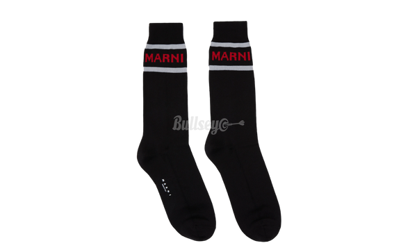 Marni Black Techno Logo Socks-Urlfreeze Sneakers Sale Online