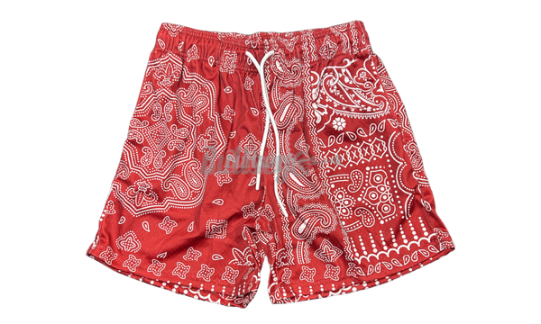 Mr.Remade Red Paisley Shorts-Bullseye Sneaker Used Boutique