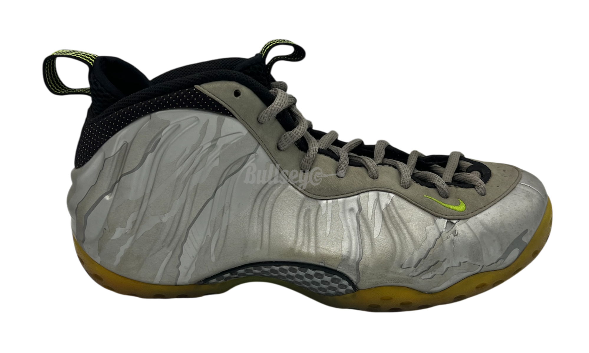 Nike Air Foamposite One "Silver Volt Camo" (PreOwned) (No Box)