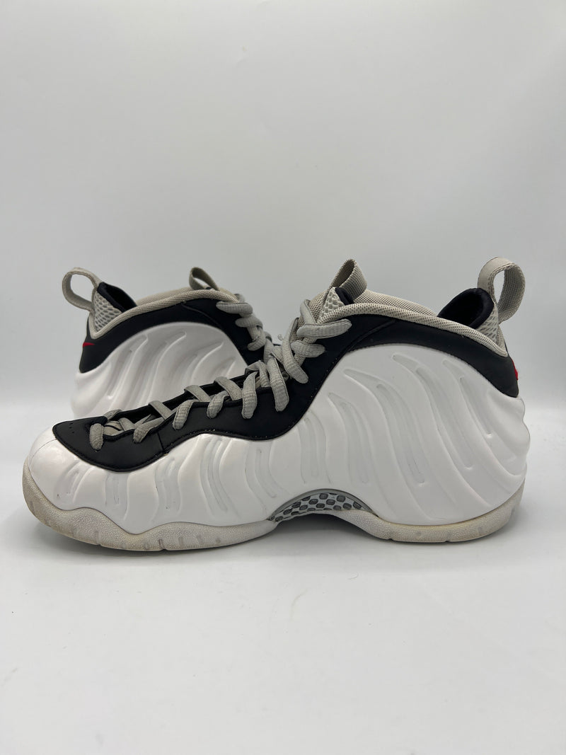 Nike Air Foamposite Pro "White Black University Red" (PreOwned) (No Box)