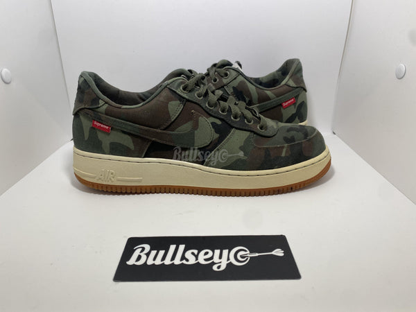 Nike Air Force 1 x Supreme "Camo" (PreOwned) - air Onyx jordan 3 og black cement 2018 release date