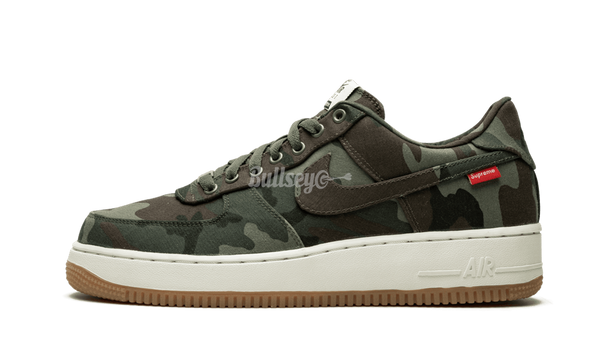 Nike Air Force 1 x Supreme " Camo" (PreOwned) (No Box)-suede slip-on shoes Brown