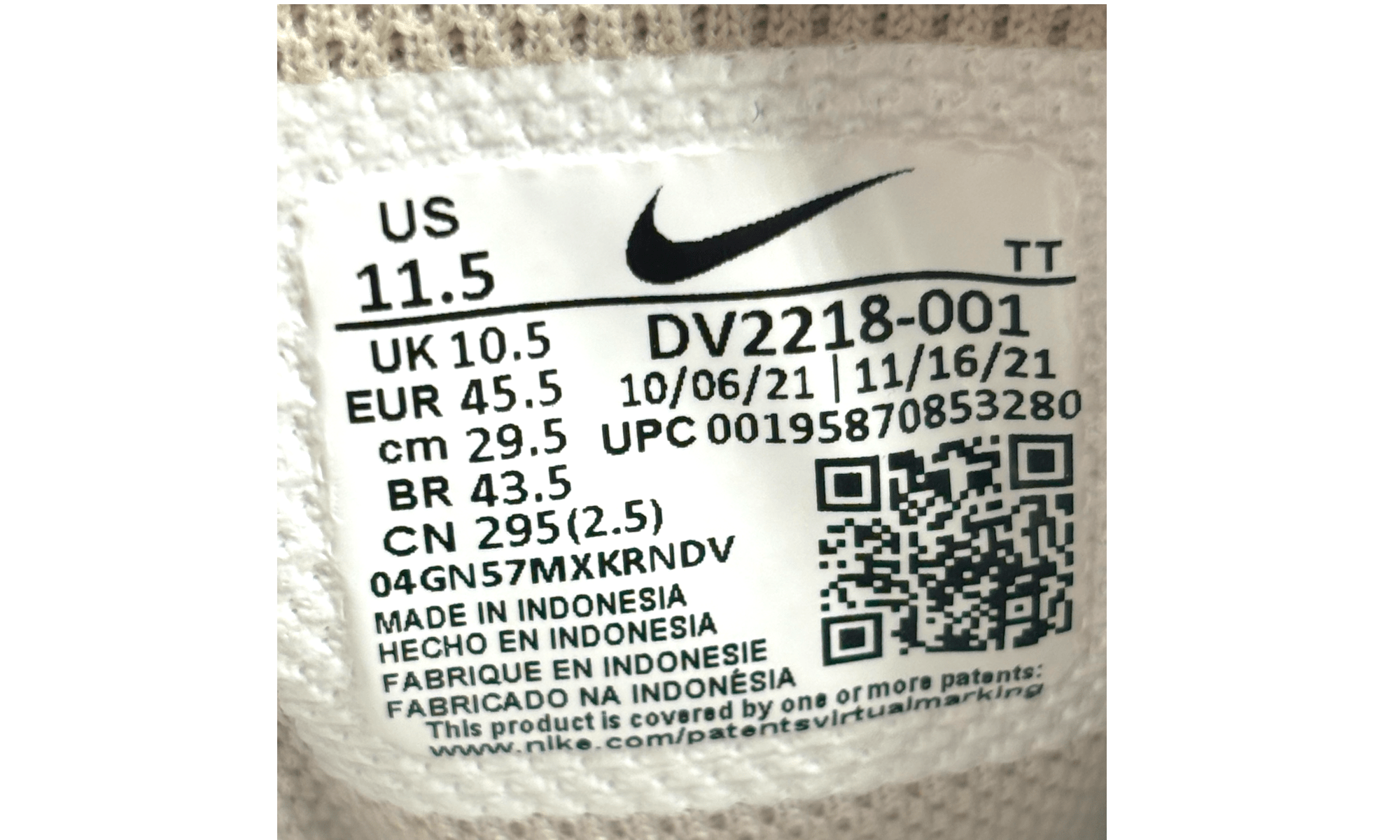 Nike Air Max 95 SE "Cobblestone" (PreOwned) (No Box Lid)