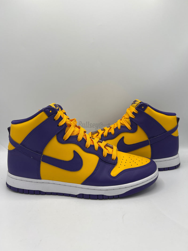 Nike Dunk High "Lakers" (PreOwned) ( No Box)