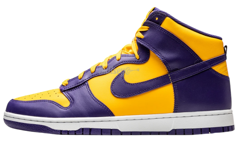 Nike Dunk High "Lakers" (PreOwned) ( No Box)-Bullseye Sneaker Boutique