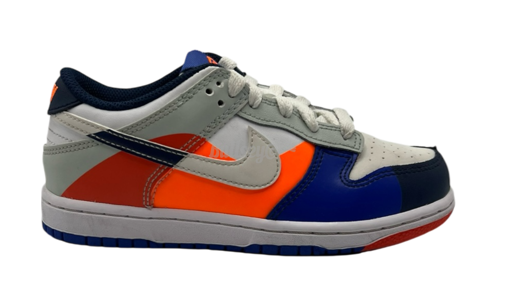 Nike Dunk Low SE "White Light Silver Midnight Navy" PS (Preowned) (No Box)