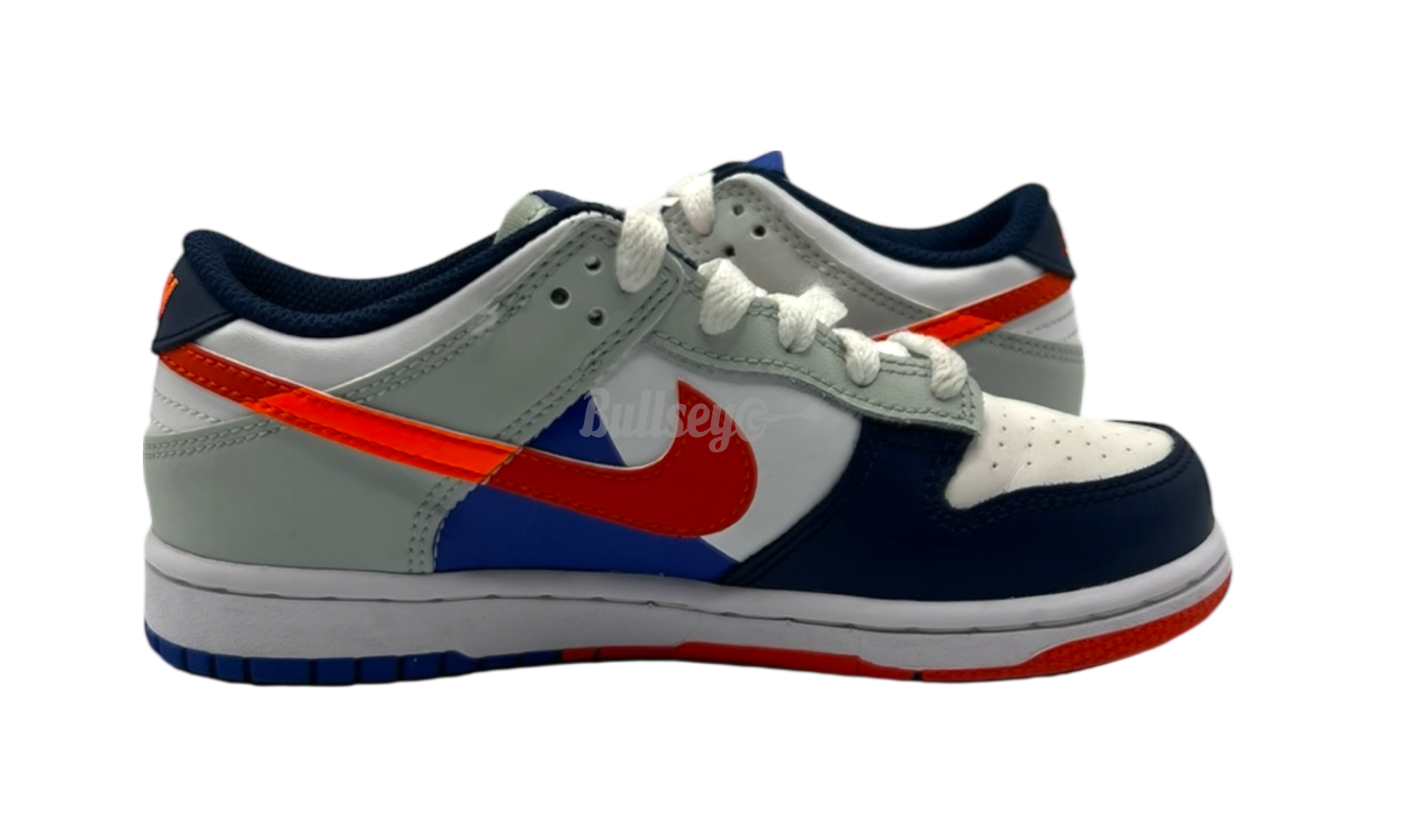 Nike Dunk Low SE "White Light Silver Midnight Navy" PS (Preowned) (No Box)