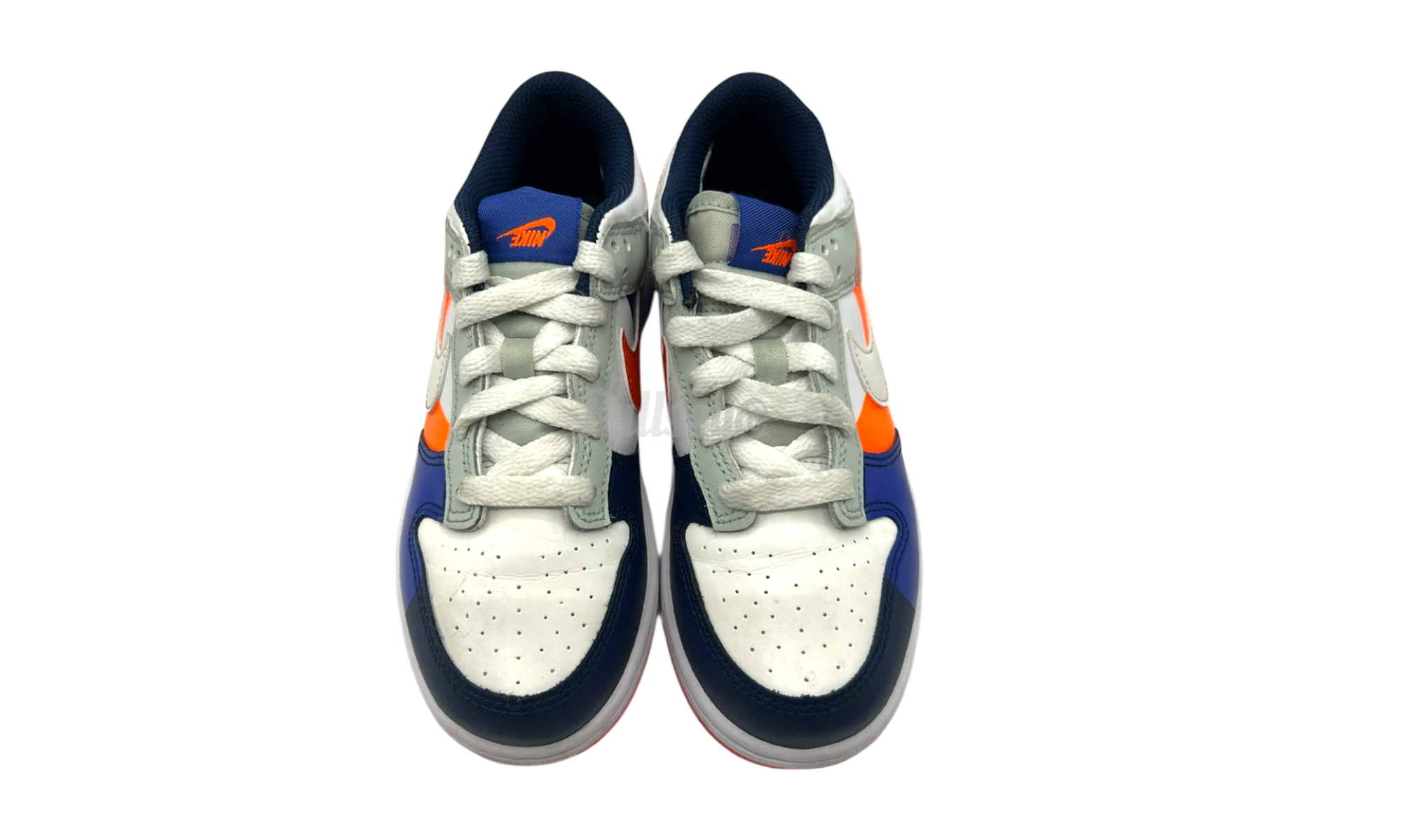 Nike Dunk Low SE "White Light Silver Midnight Navy" PS (Preowned) (No Box)