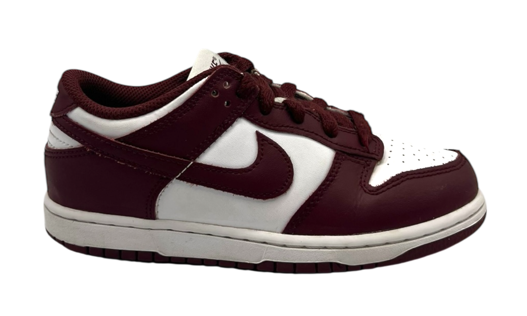 Nike Dunk Low "White Gym Red Redwood" PS (Preowned) (No Box)