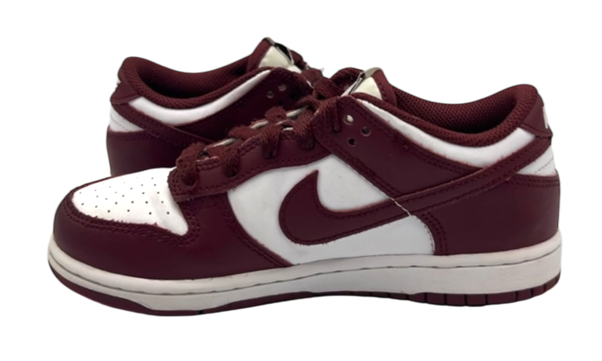 Nike Dunk Low "White Gym Red Redwood" PS (Preowned) (No Box)