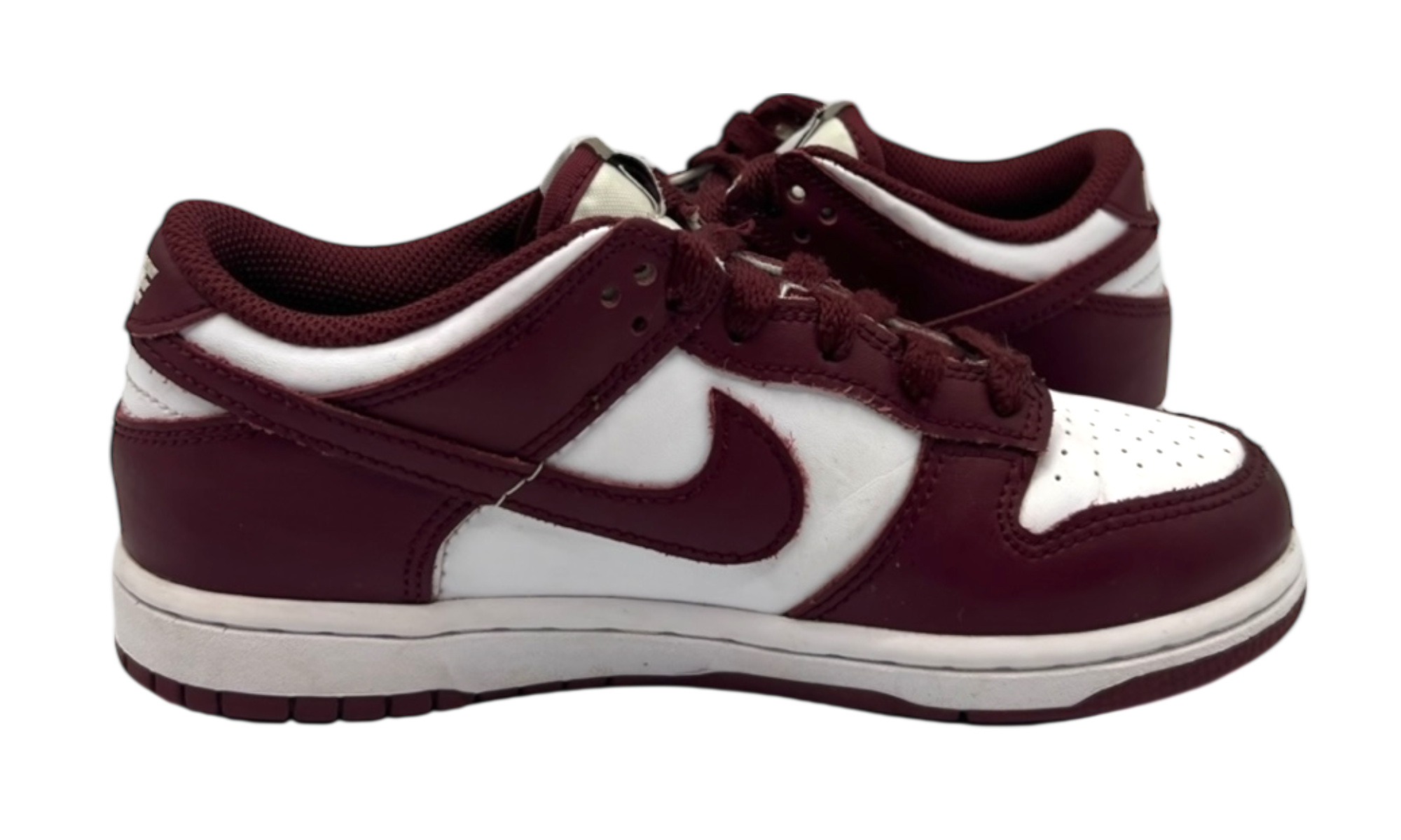 Nike Dunk Low "White Gym Red Redwood" PS (Preowned) (No Box)