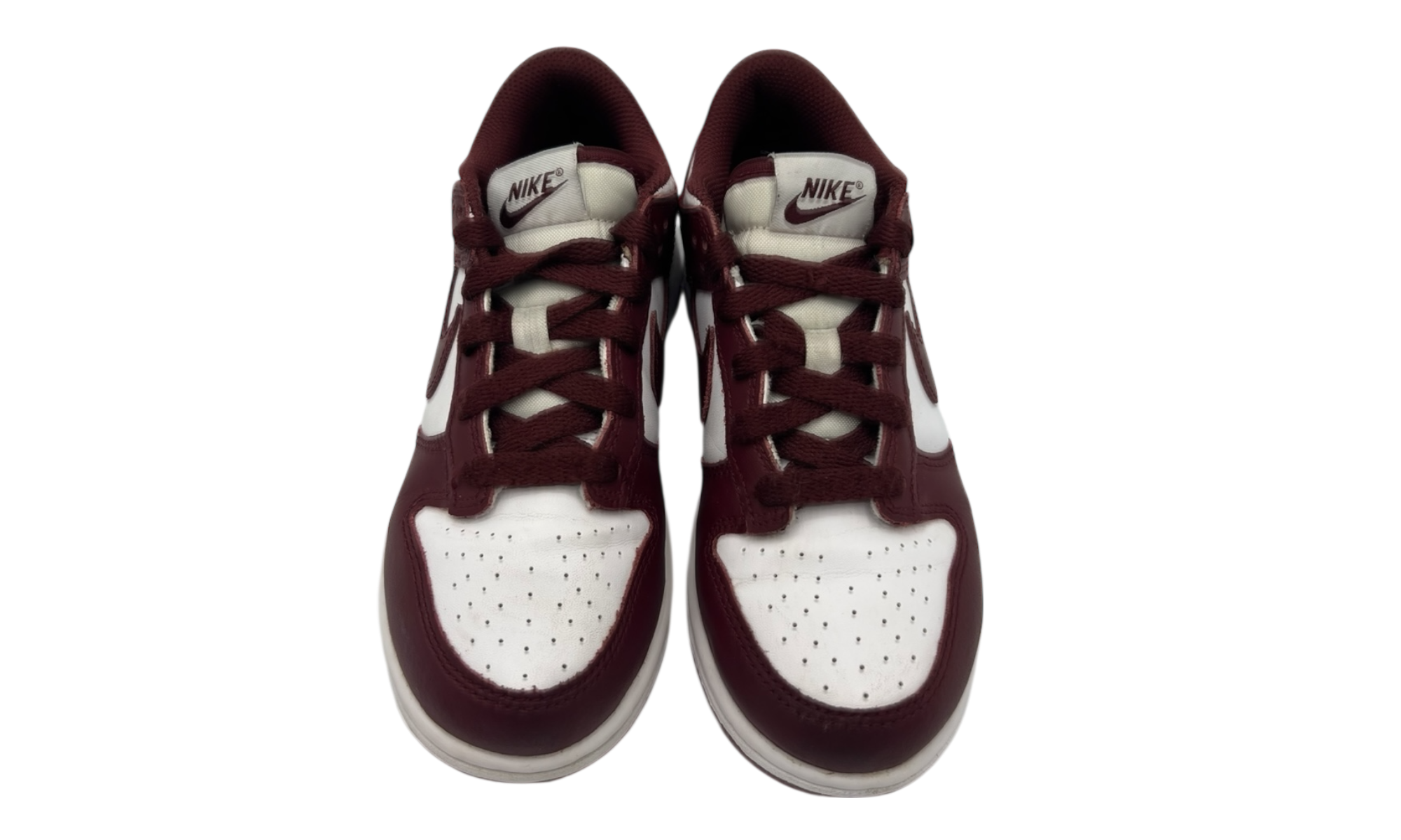 Nike Dunk Low "White Gym Red Redwood" PS (Preowned) (No Box)