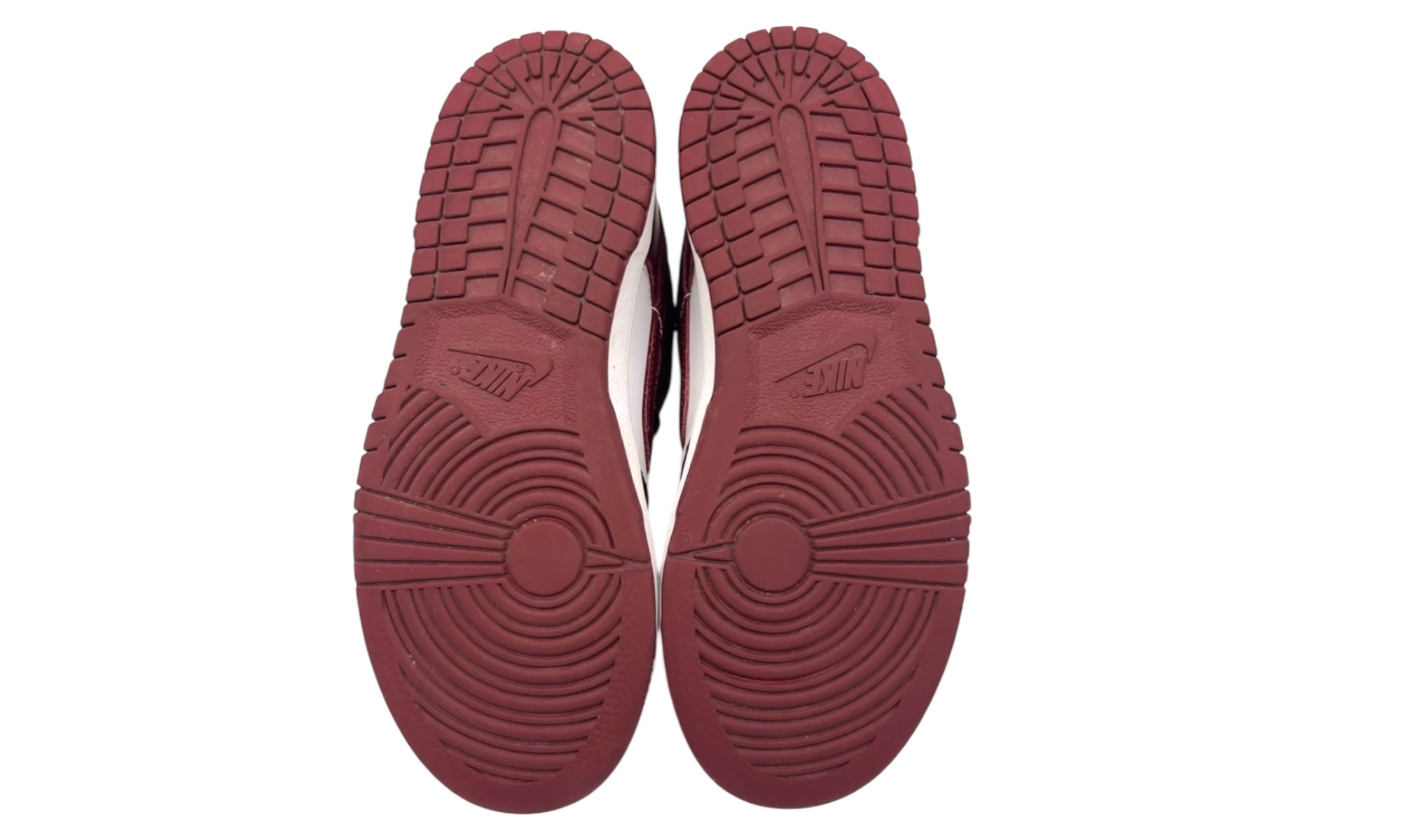 Nike Dunk Low "White Gym Red Redwood" PS (Preowned) (No Box)