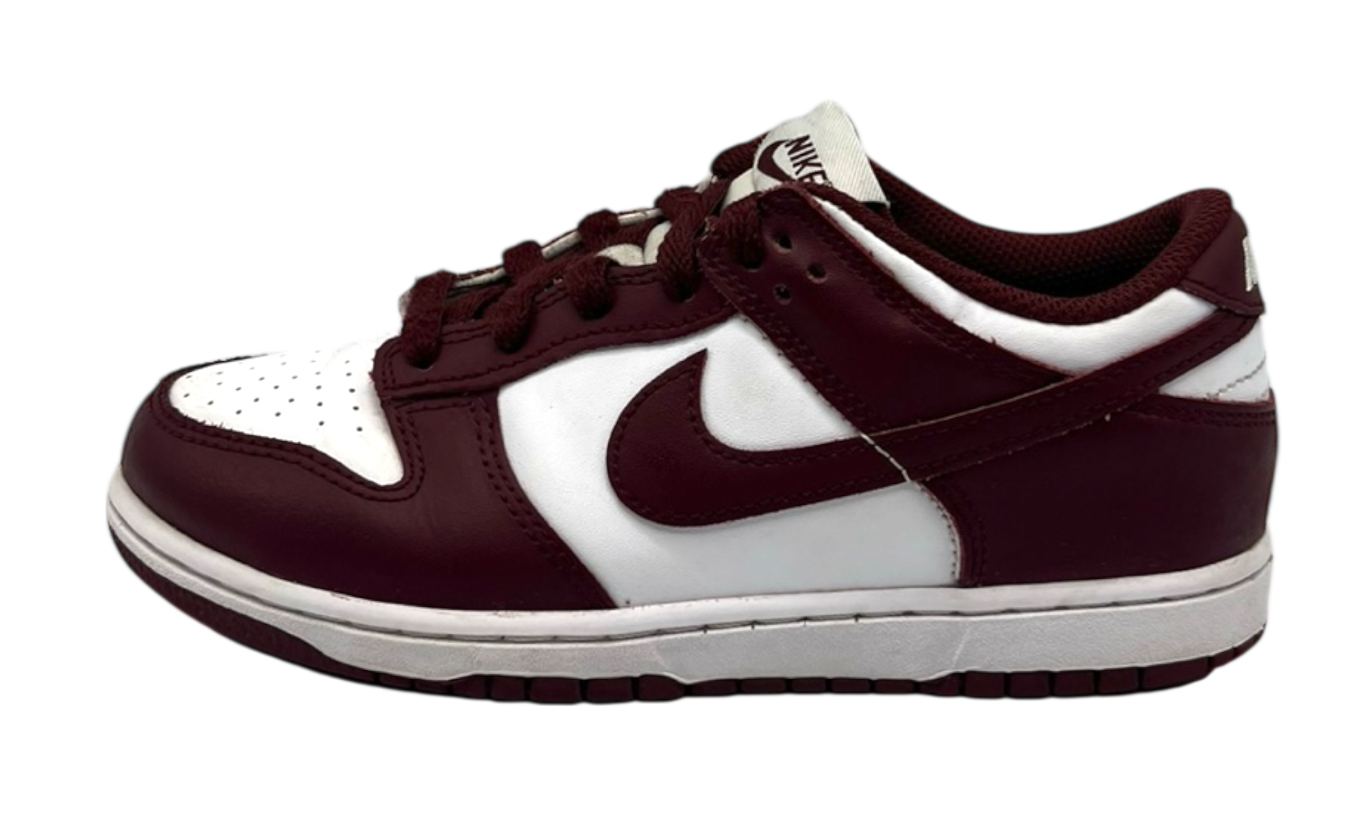 Nike Dunk Low "White Gym Red Redwood" PS (Preowned) (No Box)-Bullseye Sneaker Boutique