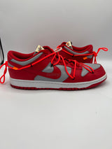 Nike Dunk Low x Off White University Red PreOwned 2 160x
