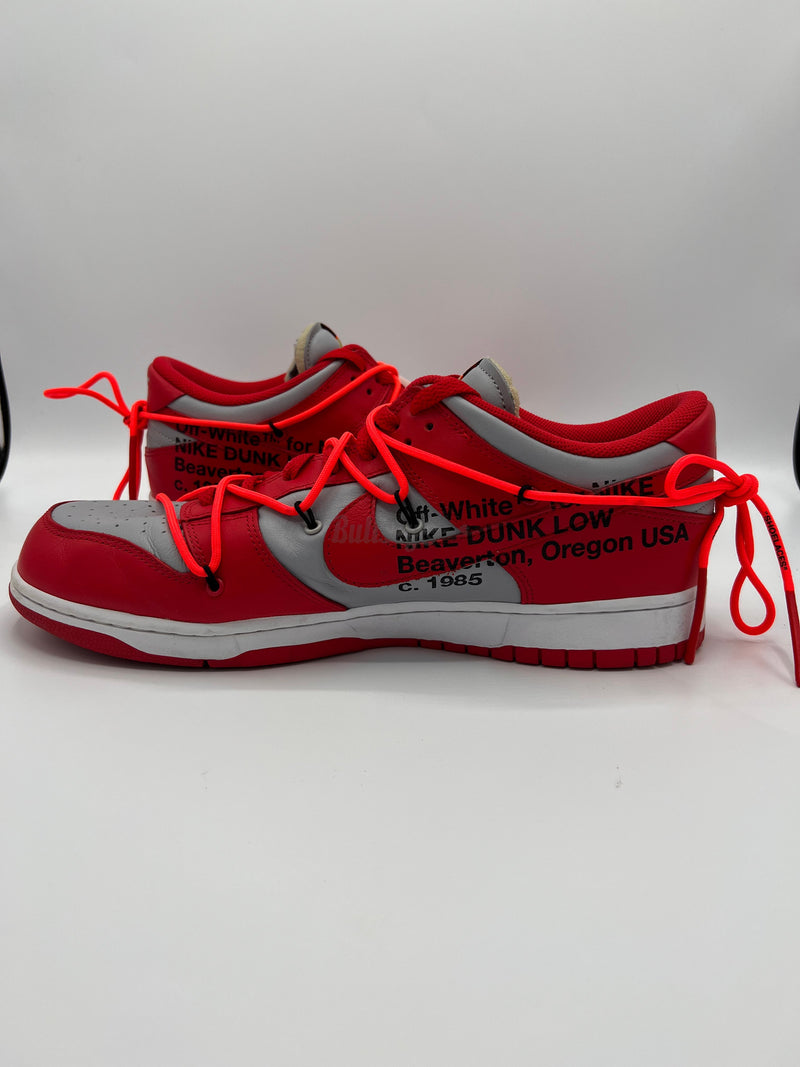 Nike Dunk Low x Off White University Red PreOwned 3 800x