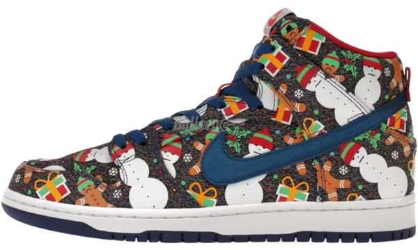 Nike SB Dunk High "Ugly Christmas Sweater" (PreOwned)-Bullseye Sneaker Boutique