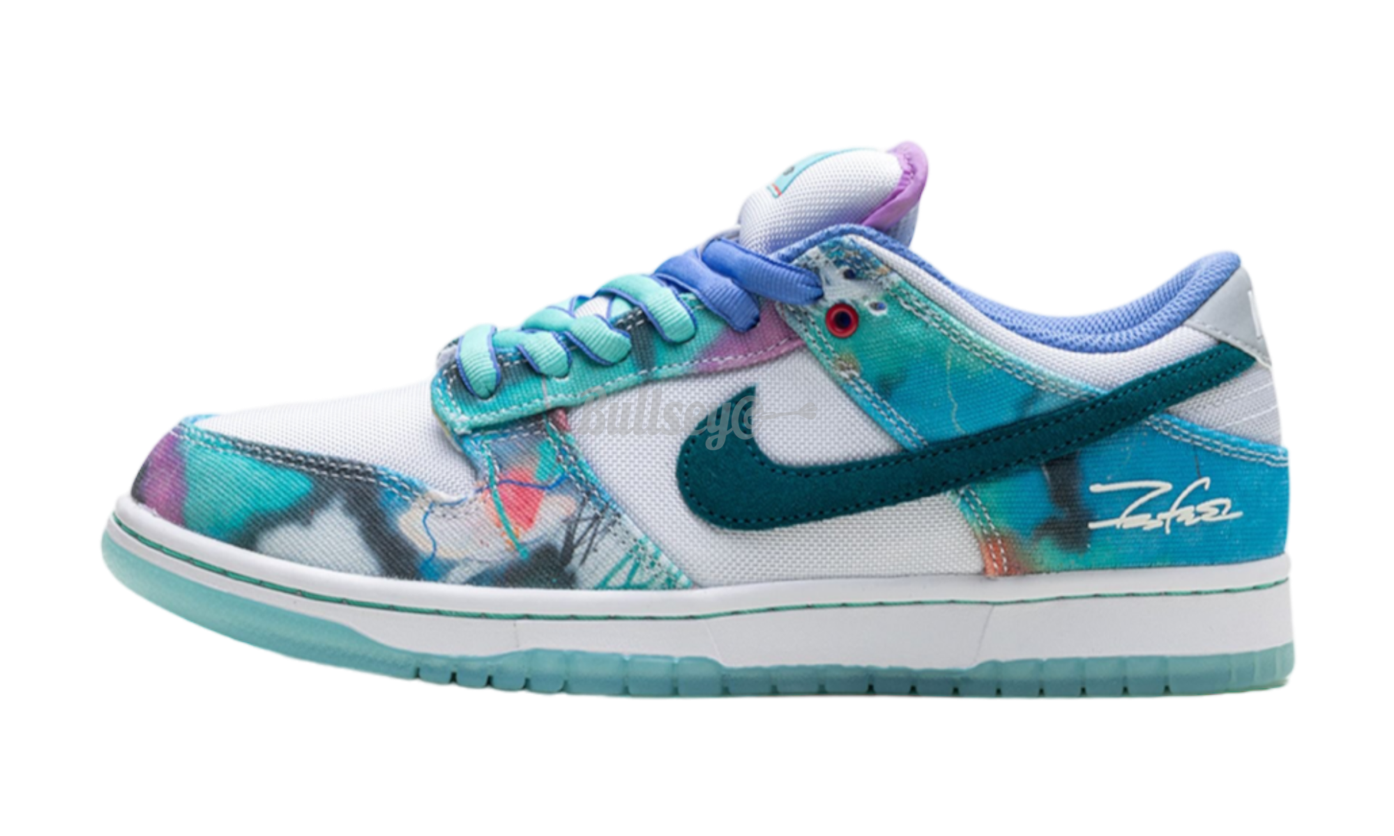 Nike SB Dunk Low "Futura Laboratories Bleached Aqua"-Bullseye Sneaker Boutique