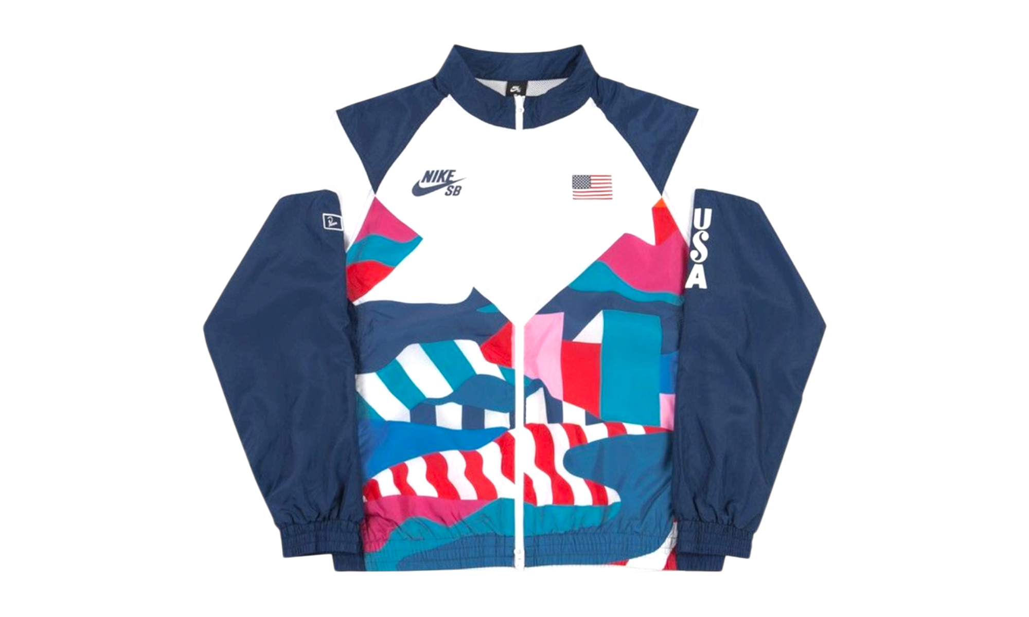 Nike SB X Parra USA Federation Kit Skate Tracksuit "Brave Blue/White"