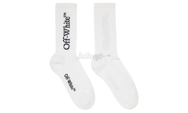 Off-White Big Logo Bookish Socks-Logotipo jordan estilo banner