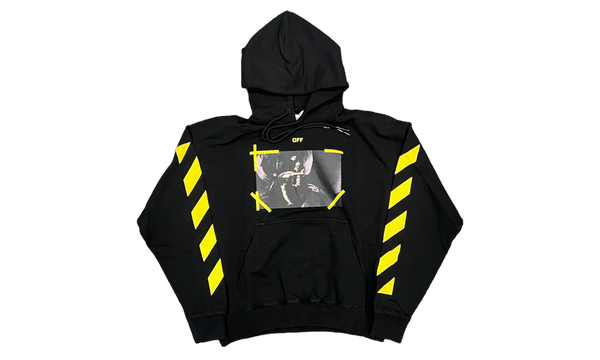 Off-White Caravaggio Black/Yellow Hoodie-Bullseye Sneaker Boutique