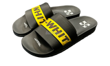Off-White Industrial 1YI Black Yellow Slide