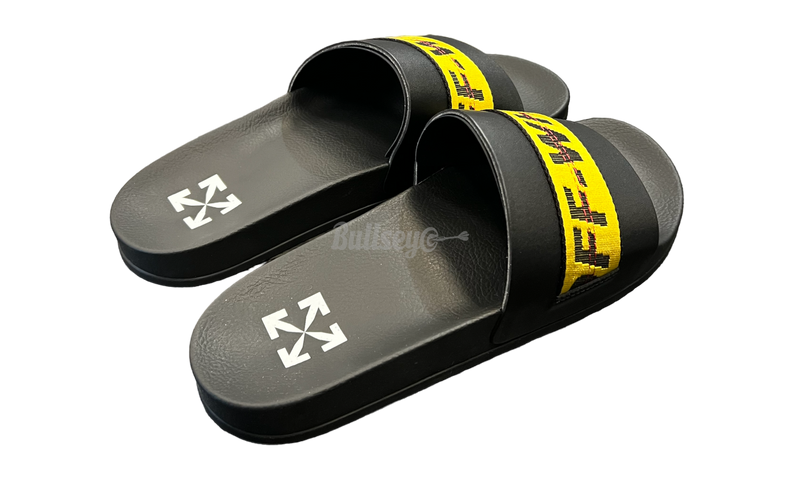 Off-White Industrial 1YI Black Yellow Slide