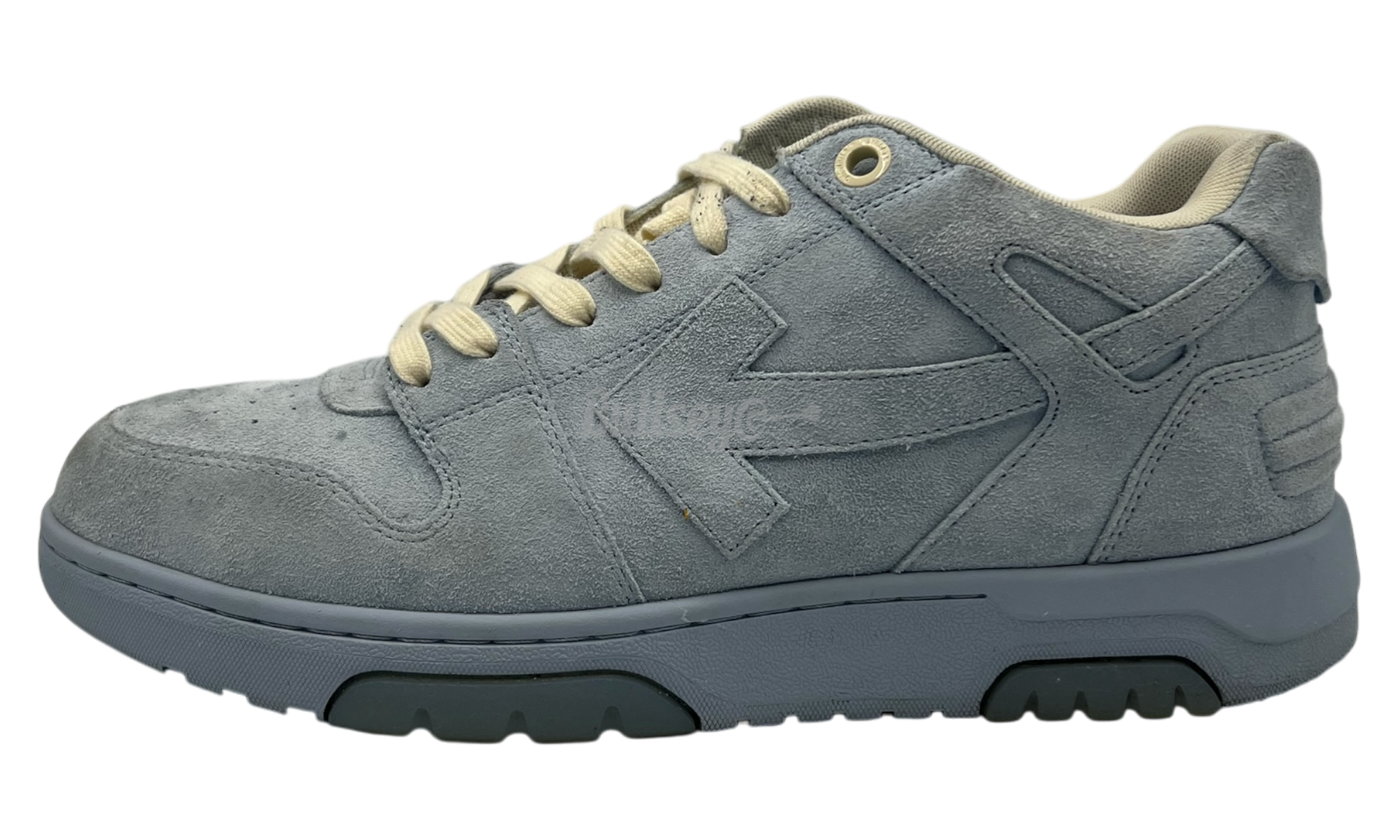Off-White Light Blue Full Suede Out Of Office Sneakers (PreOwned)-Bullseye Sneaker Boutique
