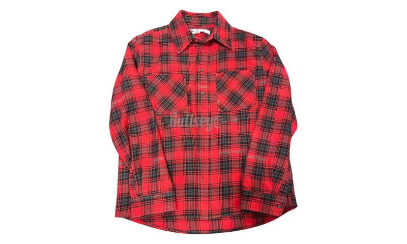 Off-White Stencil Arrows Plaid Shirt (PreOwned)