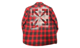 Off-White Stencil Arrows Plaid Shirt (PreOwned)-Bullseye Sneaker Boutique