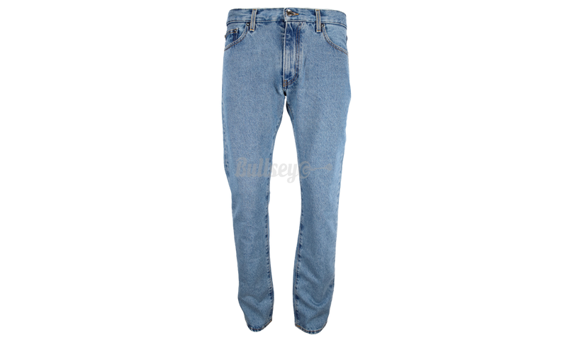 Off-White c/o Virgil Abloh Blue Denim Diagonal Jeans