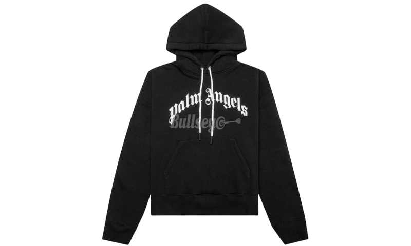 Palm Angels Curved Logo "Black/White" Hoodie-Bullseye Sneaker Boutique