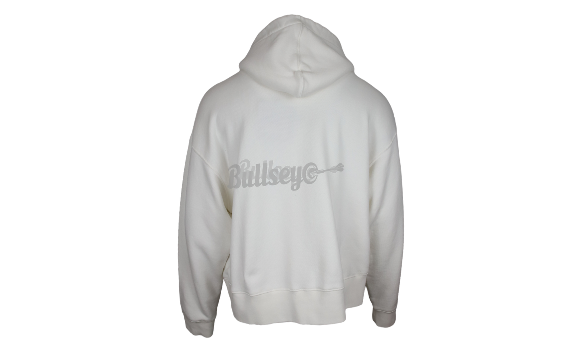 Sudadera con capucha blanca con logo gótico de Palm Angels