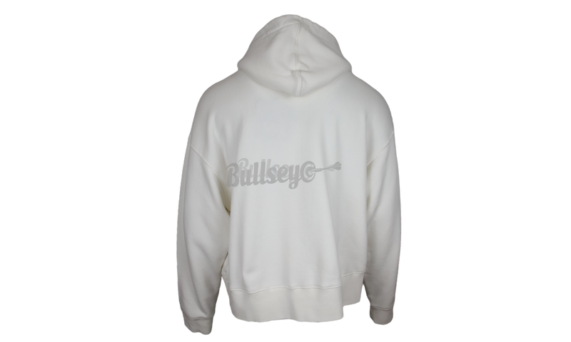 Sudadera con capucha blanca con logo gótico de Palm Angels