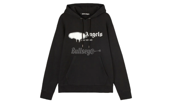 Palm Angels Las Vegas Sprayed Black/White Hoodie-let it work for 2 minutes as a deep purifying mask