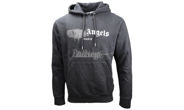 Palm Angels Paris Sprayed Black Hoodie-Urlfreeze Sneakers Sale Online