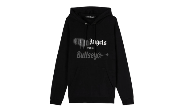 Palm Angels Paris Sprayed Black Hoodie-Urlfreeze Sneakers Sale Online