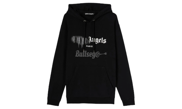 Palm Angels Paris Sprayed Black Hoodie-Urlfreeze Sneakers Sale Online