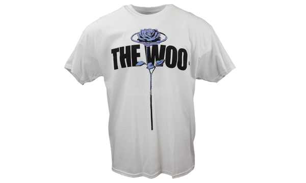 Pop Smoke x Vlone "The Woo" White T-Shirt-Shaun Livingston left wearing the closer low jordan Flight School